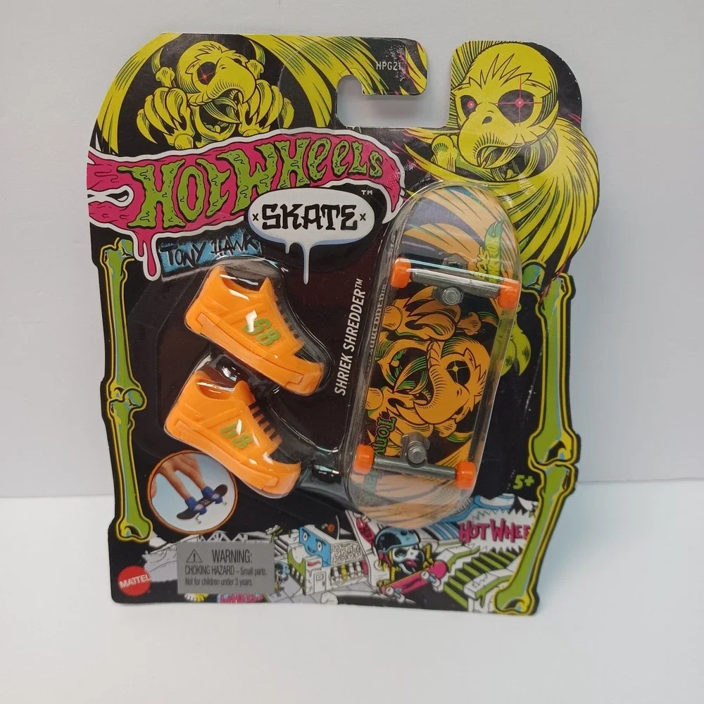 Hot Wheels Tony Hawk Skate Neon Fingerboard Shriek Shredder
